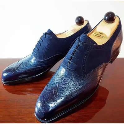 Oxford shoes retro business professional men's shoes - Thumbnail 1