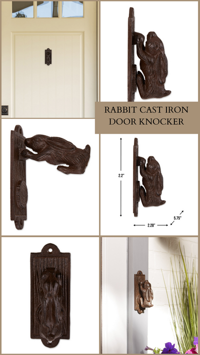 Rabbit Cast Iron Door Knocker