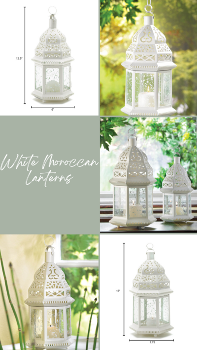White Moroccan Lanterns