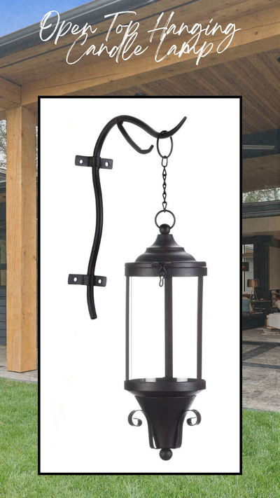 Open Top Hanging Candle Lamp