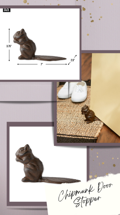 Chipmunk Door Stopper