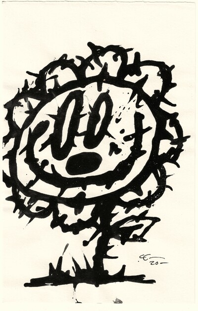 🌷Drawing by Celipe Perroloco "Beautiful Flower"