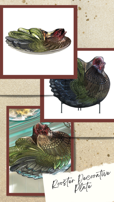 Rooster Decorative Plate