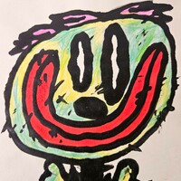 🌱Drawing by Celipe Perroloco "Roots Beyond the Pot"  - Thumbnail 1