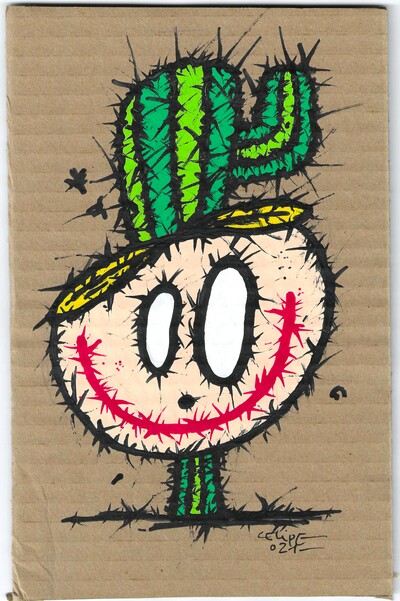 🌱Drawing by Celipe Perroloco "Cactus Kid"