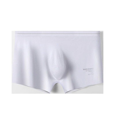 3PK Men's sexy underwear lingerie translucent quick-dry pouch boxer briefs White 3058PJ
