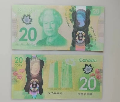 100pcs Realistic Prop Money – Australian & Canadian Banknote Replicas (20, 50, 100) for Movies, TV, Training & Displays