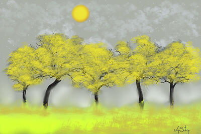 A Golden Moment Art Print