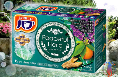 Kao Bub Japanese Onsen Bath Tablets 12-Pack