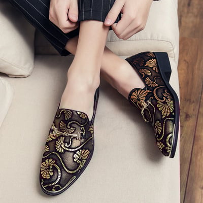 Men's casual fashion leather shoes - Thumbnail 2