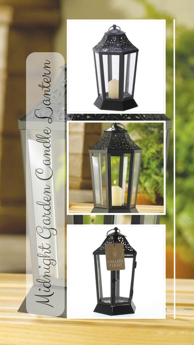 Midnight Garden Candle Lantern