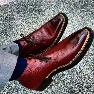 New men's shoes fashion gradient casual men's shoes - Thumbnail 2