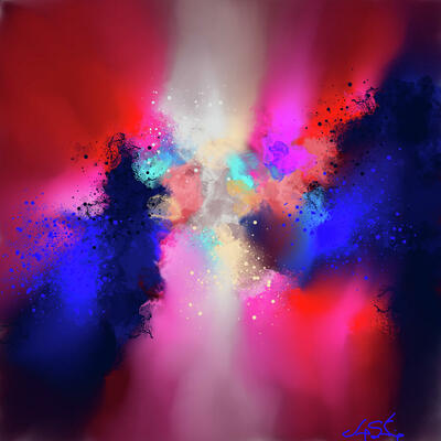 Electric Youth Art Print - 24" X 24"