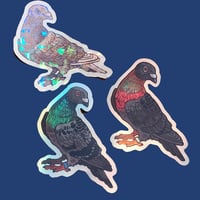 Mystery box: Pigeon keychain + sticker - Thumbnail 5