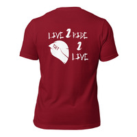LIVE 2 RIDE, RIDE 2 LIVE Unisex t-shirt - Thumbnail 15