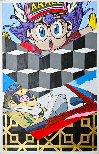 XXL Painting by Viola "Narrative Breakdown"