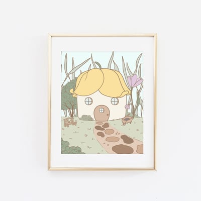 Cutie bitty berry patch house 4 print - Thumbnail 1