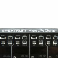 Spektrum SPMXC1040 S44 Micro 4-port AC/DC 1S LiPo Charger - Thumbnail 8
