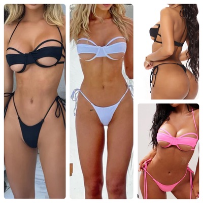 Peek a Boo Fashion Bikini-TD