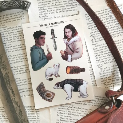 His Dark Materials Sticker Sheet