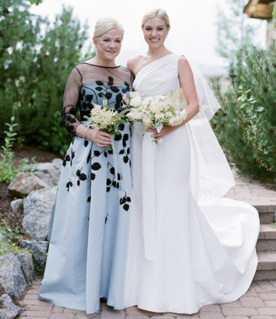 Mother Of the Bride Dresses with Sheer Neck Lace