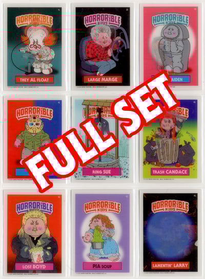 Horrorible Kids - Series 9 Lenticulars FULL SET