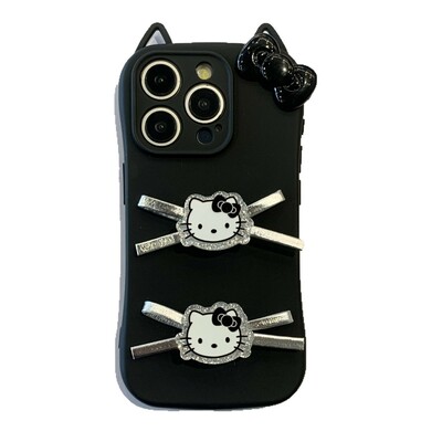 Black Kitty iPhone Case *(iPhone 13 - iPhone 16 )