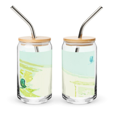 Can-shaped glass - Bird Voises