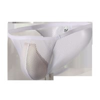 Wholesale multi-color 6PK Wangjiang Men's sexy underwear mesh holes high-legs bikini briefs underpants 5022GC - Thumbnail 7