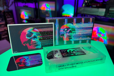 skull.zero VHS standard edition glow-in-the-dark tape + USB flash drive