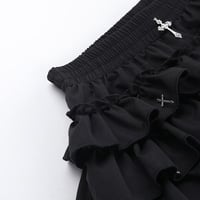 Gothic Cross Pandents Ruffle Skirt - Thumbnail 6