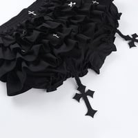 Gothic Cross Pandents Ruffle Skirt - Thumbnail 7