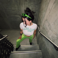 I only accept apologizes in cash Print Crop Top - Thumbnail 1