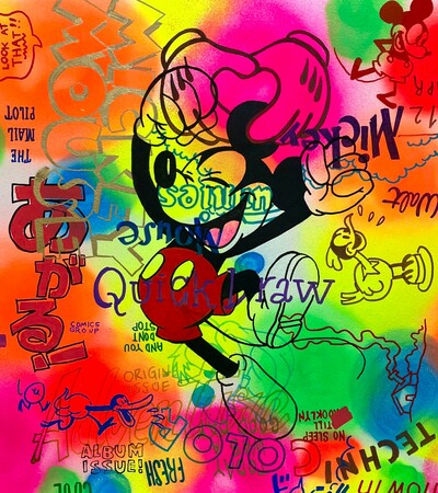 Drawing by Judas Arrieta "MICKEY’s QUICK"