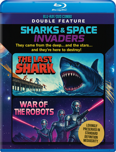 The Last Shark / War of the Robots – Blu-ray/DVD Combo - Popcorn Fodder hosted by Henrique Couto