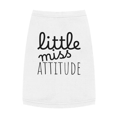 Little Miss Attitude Pet T-shirt