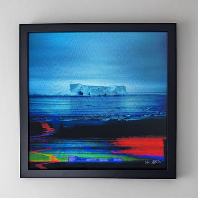 Ice Age - FRAMED giclée print - 12" x 12" album edition - analog(oblivion) 019