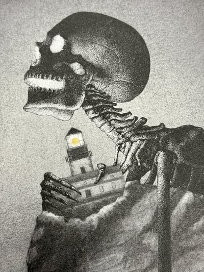 "Solace" *hand-embellished* by Juliet Schreckinger (12"x12" giclée print, hand-embellished variant, **RARE** limited edition of 5)