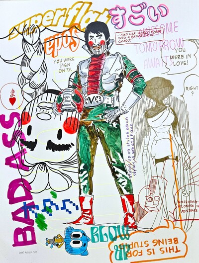Drawing by Judas Arrieta "KAMEN RIDER"