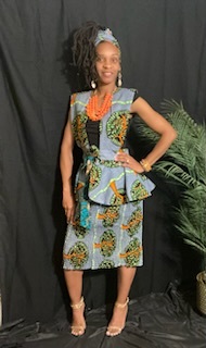Elastic Skirt & Headwrap