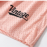 2PK Men's sexy underwear ice-silk mesh holes quick-dry loungewear boxer shorts Pink 4034JJK - Thumbnail 4