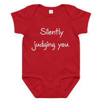 Judging you baby jersey bodysuit - Thumbnail 2