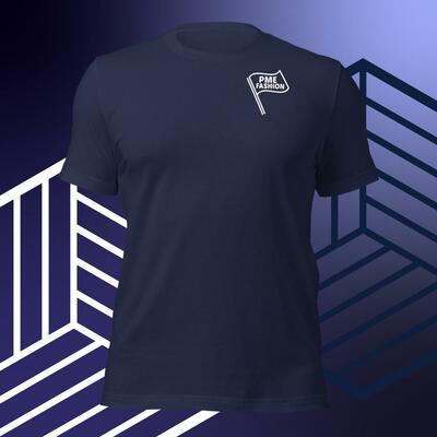 PME Fashion white flag Unisex t-shirt