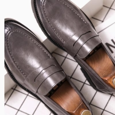 Groom men's business formal leather shoes 2 colors - Thumbnail 2