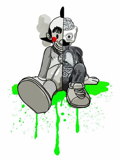 A3 Print by Judas Arrieta "TEEN Z W&B COMPANION"