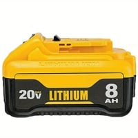 DCB206-2 DCB205-2 DCB200 Replacement Battery Pack – 20V Max Lithium-Ion Rechargeable Battery – 8Ah Power Tool Battery  - Thumbnail 1