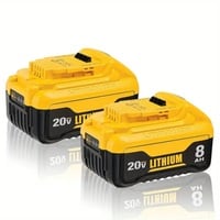 DCB206-2 DCB205-2 DCB200 Replacement Battery Pack – 20V Max Lithium-Ion Rechargeable Battery – 8Ah Power Tool Battery  - Thumbnail 3