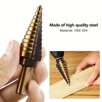 5pcs Ultra-Sharp Precision Cobalt HSS Co Drill Bit Set – Titanium Nitride Coated, 50-Sized Range, Premium High-Speed Steel, Versatile Round Shank - Thumbnail 1