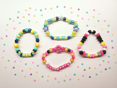 ★ // Diego and Hot Pants Themed Kandi Bracelets