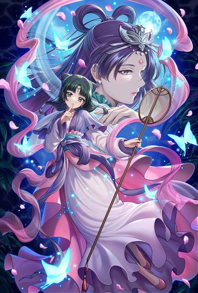 Moon Fairy Maomao (signed poster)